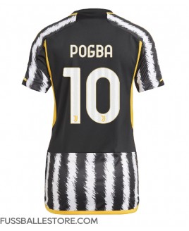 Günstige Juventus Paul Pogba #10 Heimtrikot Damen 2023-24 Kurzarm